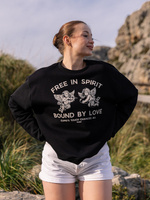 DAMSKA BLUZA CREWNECK AMORKI - BLACK
